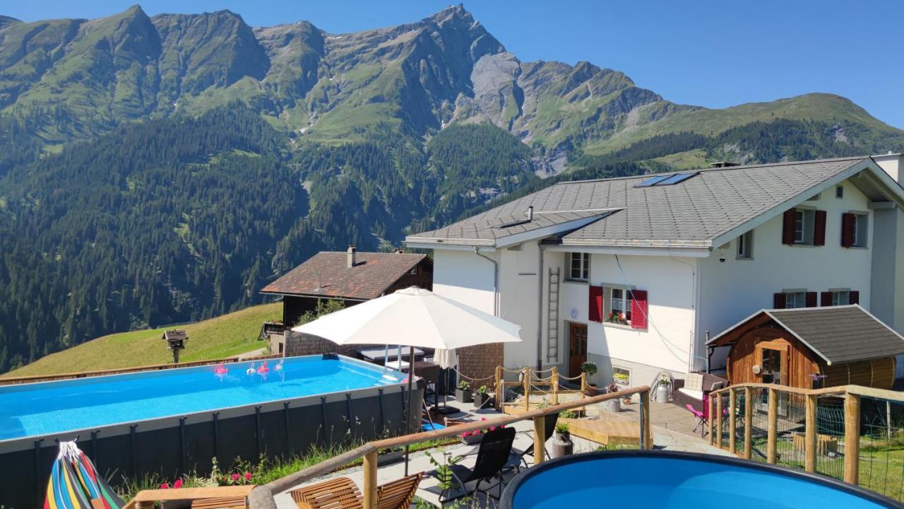 Gasthaus Alpina Tschappina Eksteriør billede