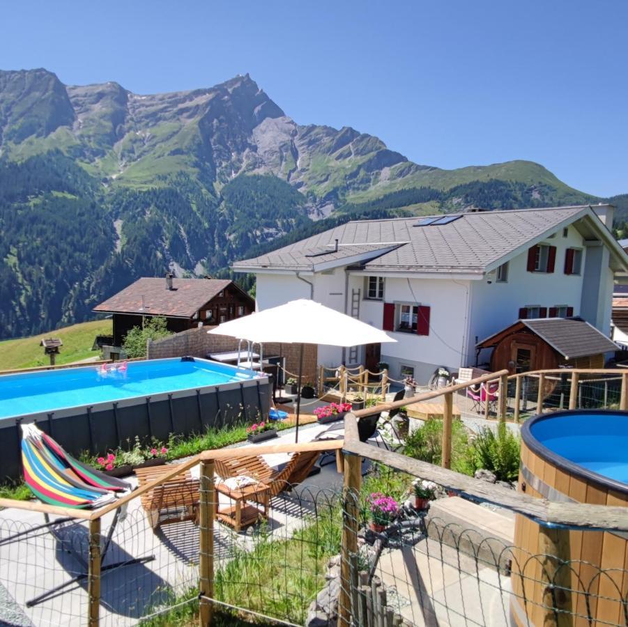 Gasthaus Alpina Tschappina Eksteriør billede