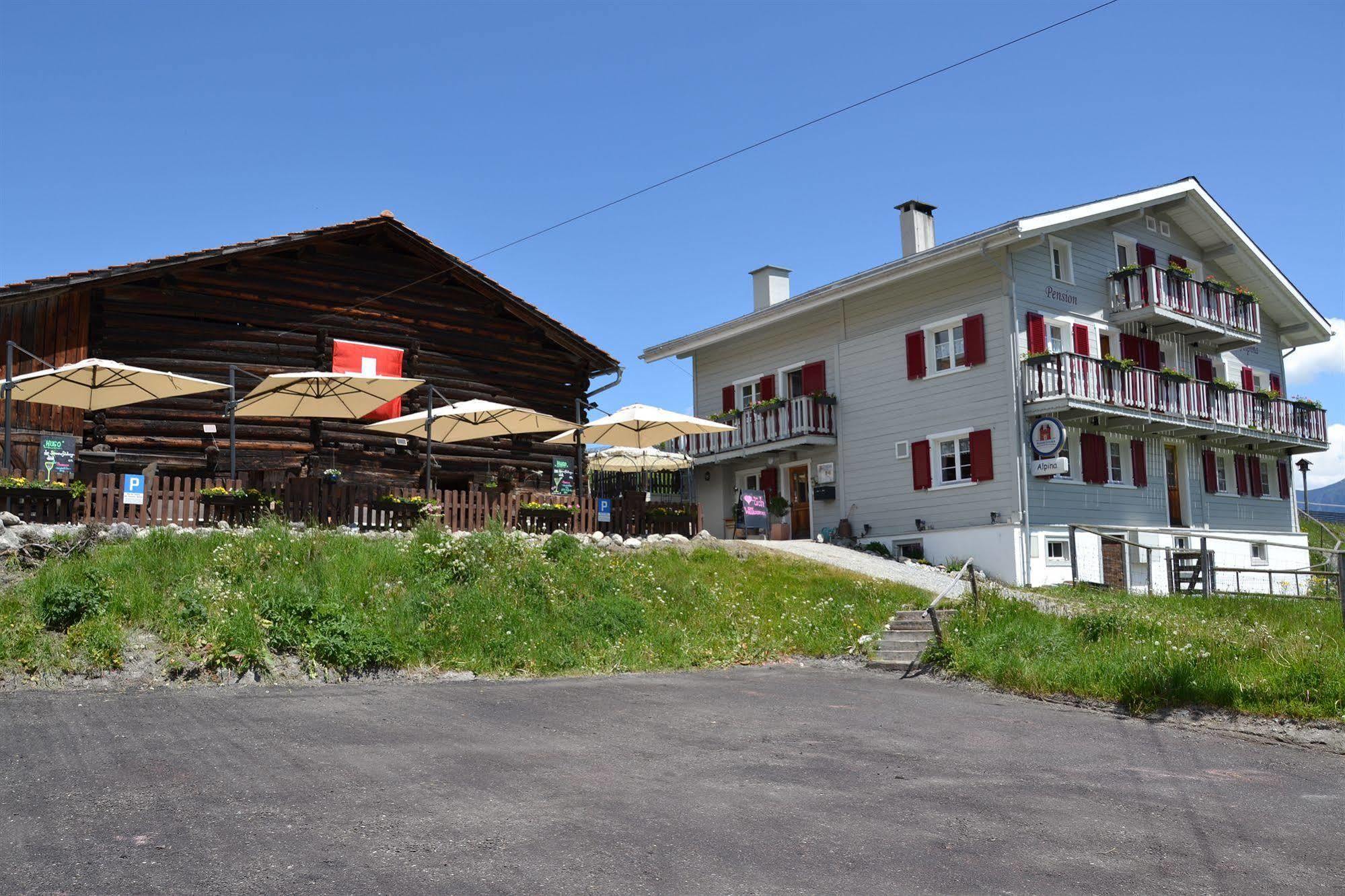 Gasthaus Alpina Tschappina Eksteriør billede