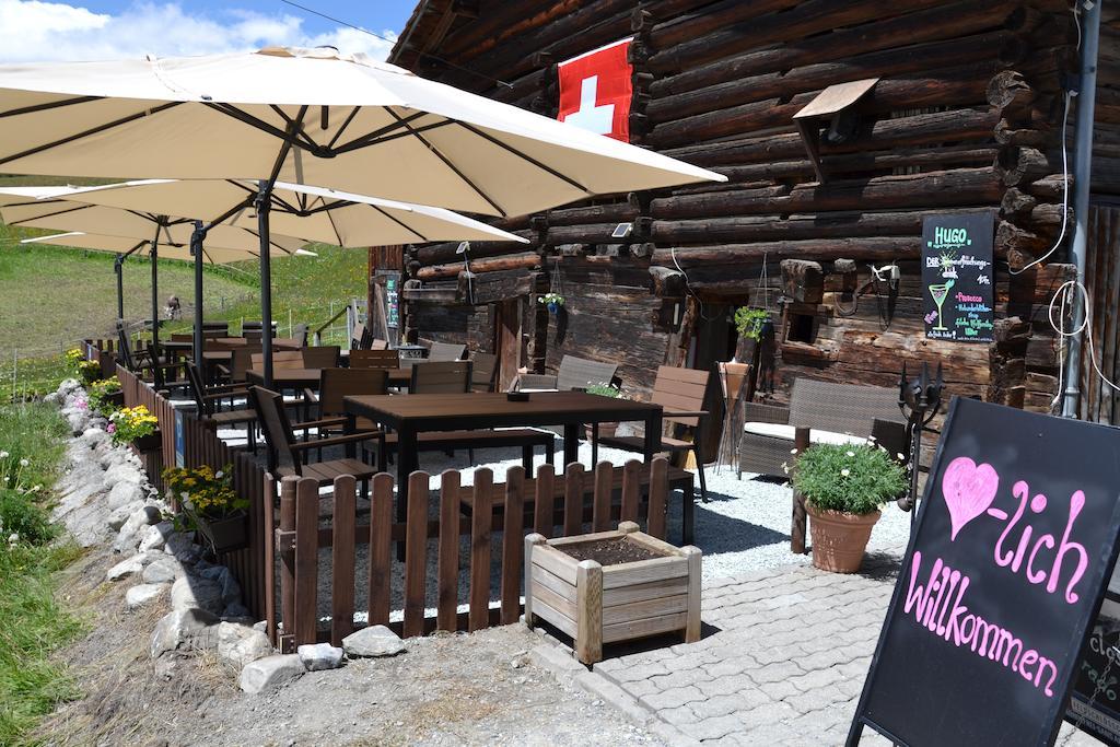 Gasthaus Alpina Tschappina Eksteriør billede