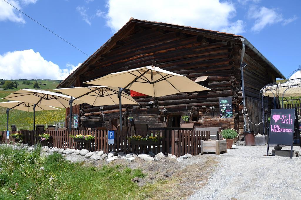 Gasthaus Alpina Tschappina Eksteriør billede