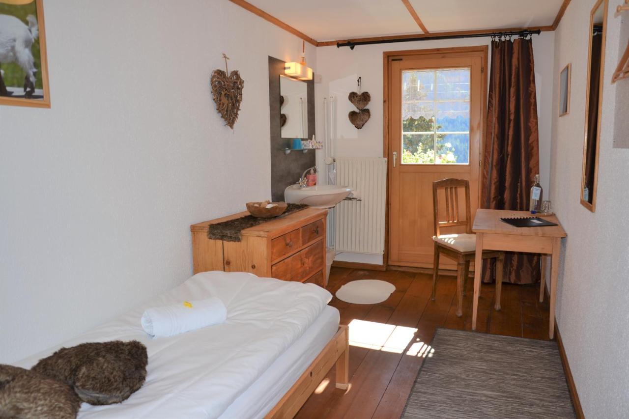 Gasthaus Alpina Tschappina Eksteriør billede